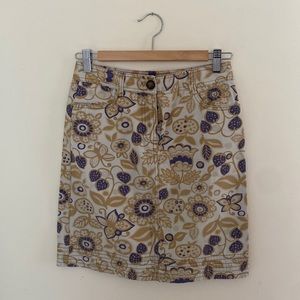 Boden Floral Skirt, Size 2